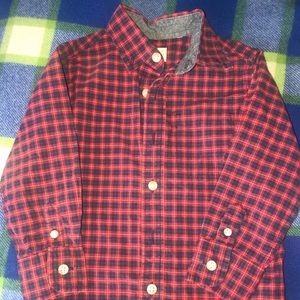 J crew brand collared boys shirt